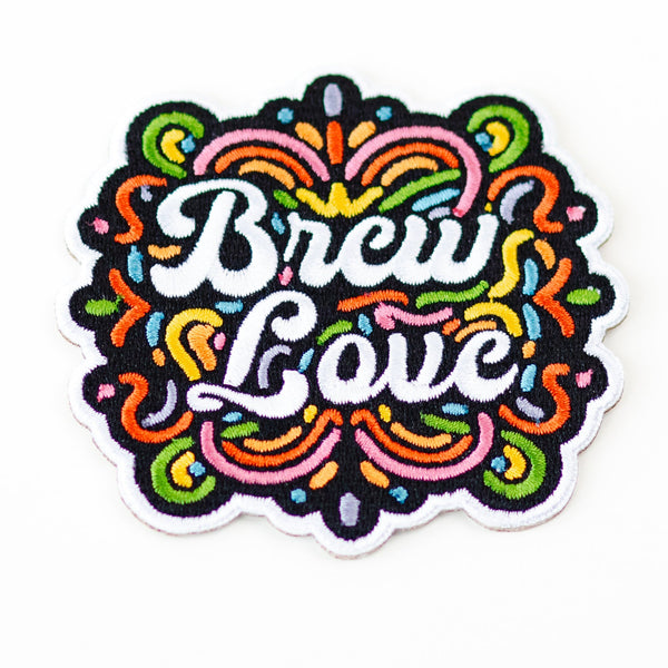 BREW LOVE IRON ON PATCH