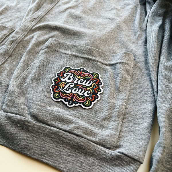 BREW LOVE IRON ON PATCH