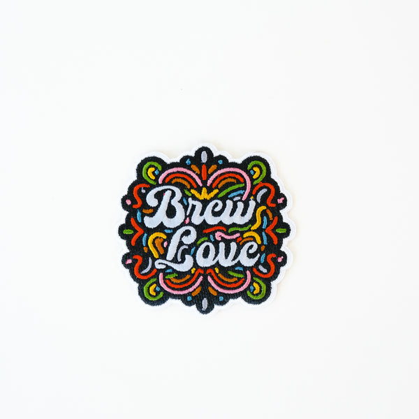 BREW LOVE IRON ON PATCH