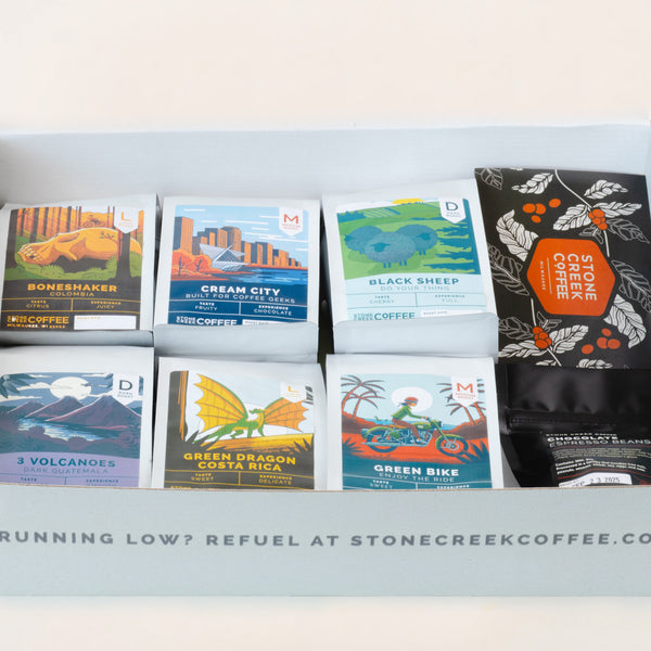 MEGA COFFEE SAMPLER BOX SET