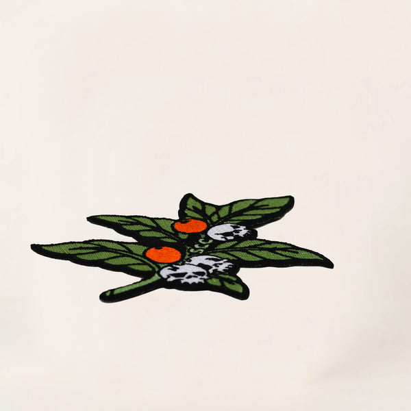 SKULL CHERRIES IRON ON PATCH