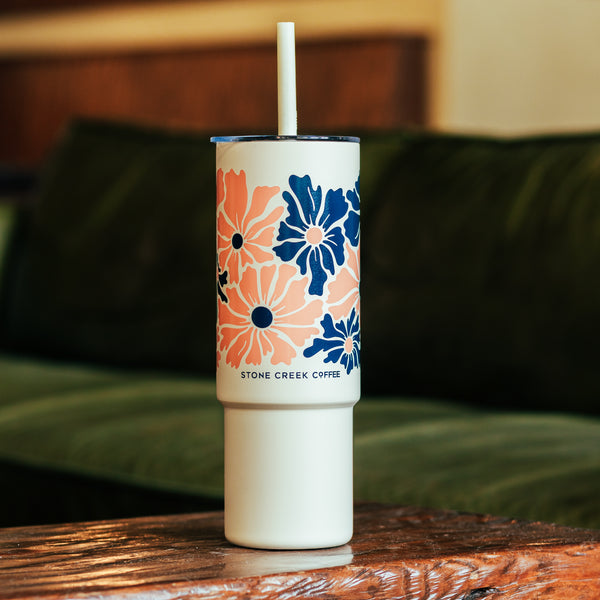 32oz MIIR FLORAL ALL DAY STRAW CUP
