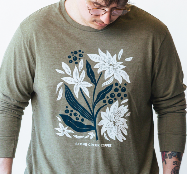 FLORAL LONG SLEEVE TEE