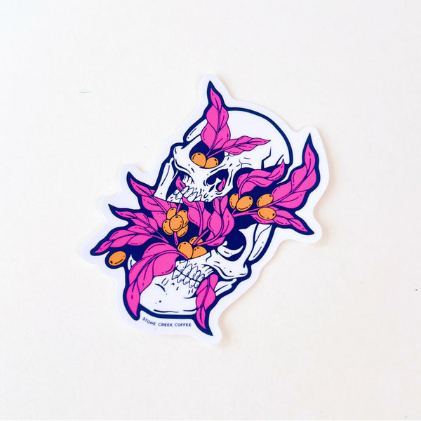 HALF HUMAN HALF COFFEE STICKER