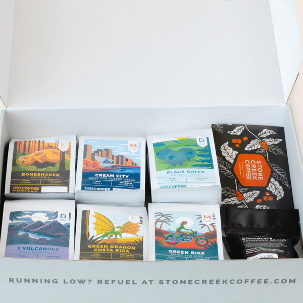 MEGA COFFEE SAMPLER BOX SET