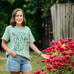 WI WILDFLOWERS CROPPED TEE