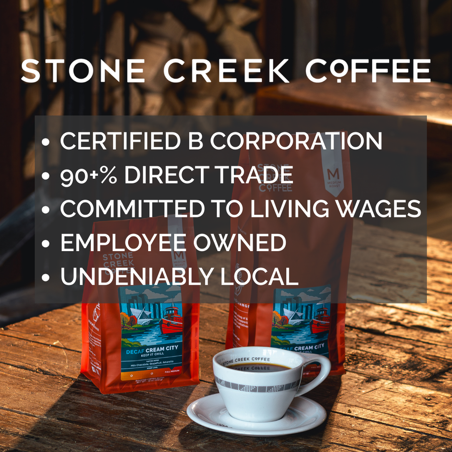 DECAF CREAM CITY | Specialty Medium Roast Decaf Coffee - Stone