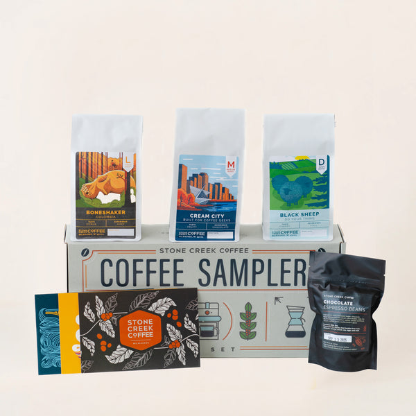 COFFEE SAMPLER BOX SET | Specialty Coffee Gift Set - Stone Creek