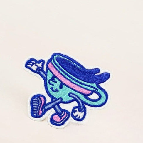MUGSY THE IRON ON PATCH