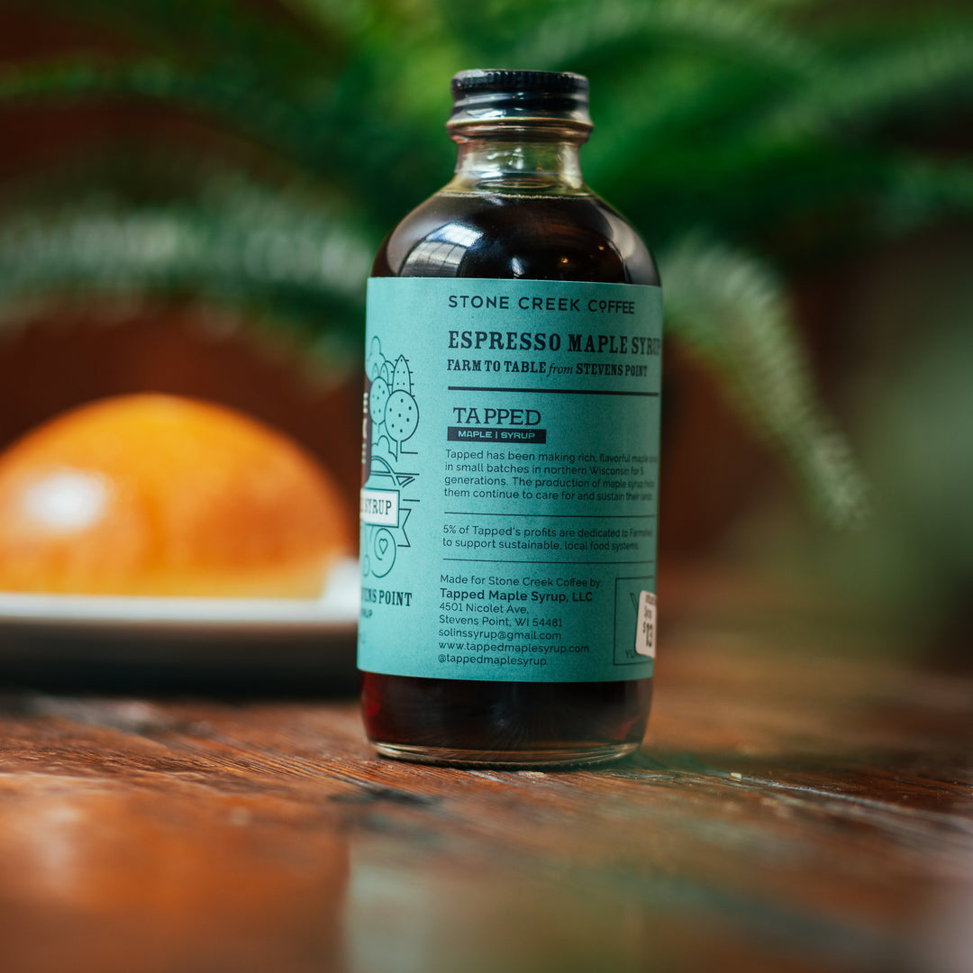 TAPPED ESPRESSO MAPLE SYRUP | Espresso Lovers Maple Syrup - Stone Creek ...