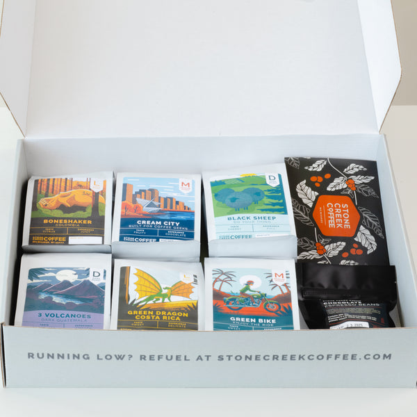 MEGA COFFEE SAMPLER BOX SET