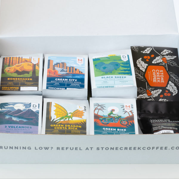 MEGA COFFEE SAMPLER BOX SET