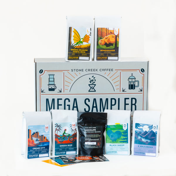 MEGA COFFEE SAMPLER BOX SET