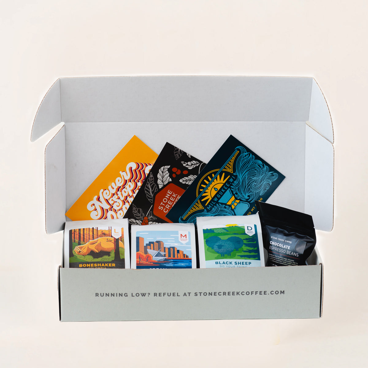 COFFEE SAMPLER BOX SET | Specialty Coffee Gift Set - Stone Creek Coffee