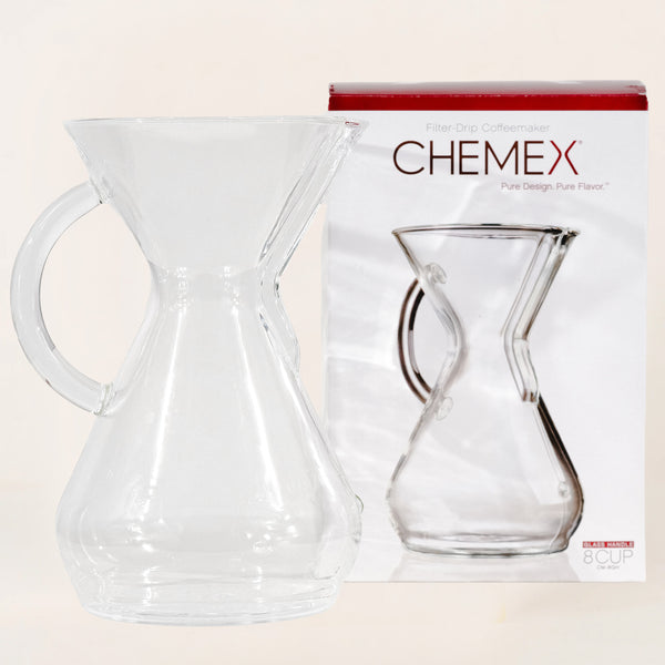 8 CUP CHEMEX WITH GLASS HANDLE