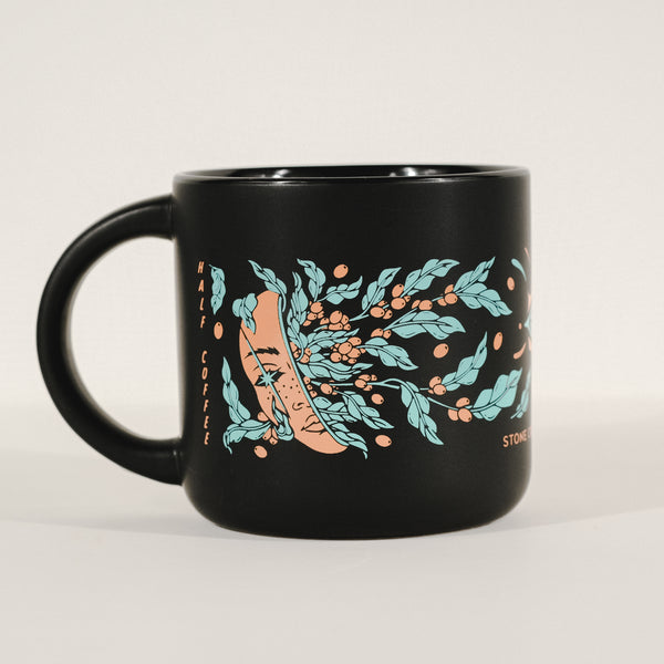 HALF HUMAN HALF COFFEE MUG