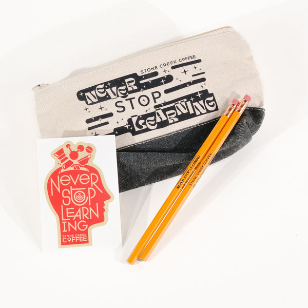 COSMIC NEVER STOP LEARNING PENCIL BAG