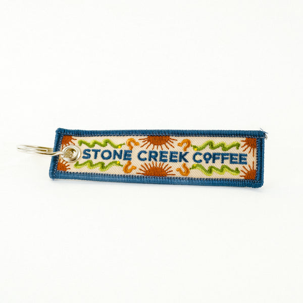 HOWDY EMBROIDERED KEYCHAIN