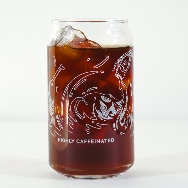 HIGHLY CAFFEINATED CAN GLASS