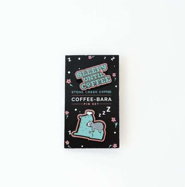 COFFEE-BARA ENAMEL PIN SET