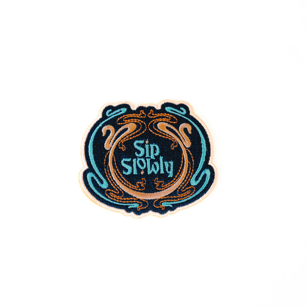 SIP SLOWLY IRON ON PATCH