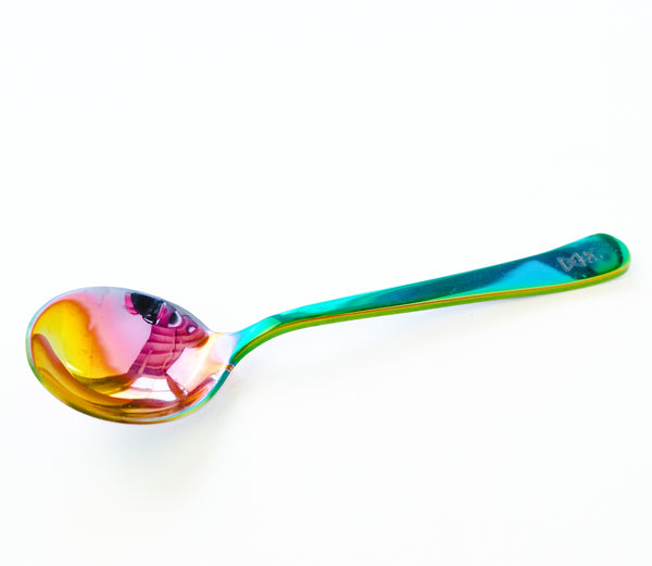 SCC ENGRAVED LITTLE DIPPER RAINBOW CUPPING SPOON