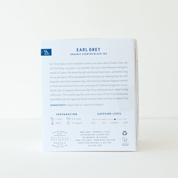 EARL GREY TEA SACHETS