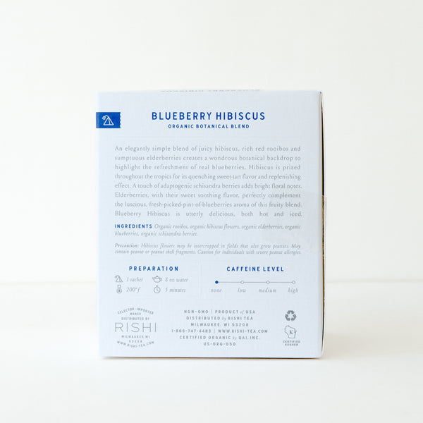 BLUEBERRY HIBISCUS TEA SACHETS