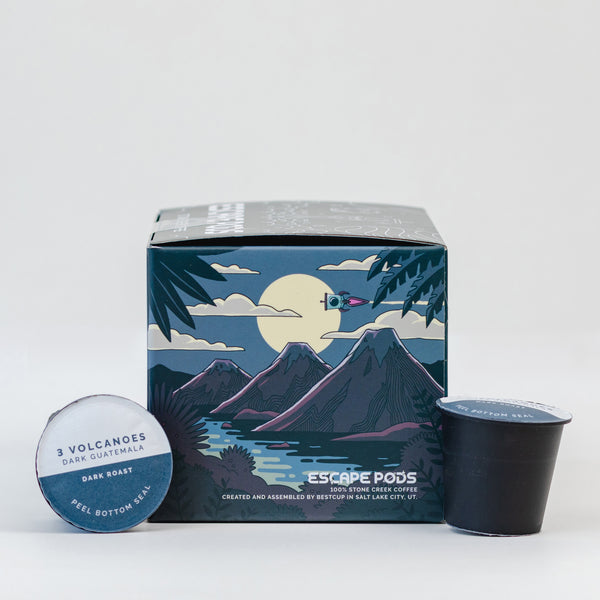 3 VOLCANOES DARK GUATEMALA ESCAPE PODS