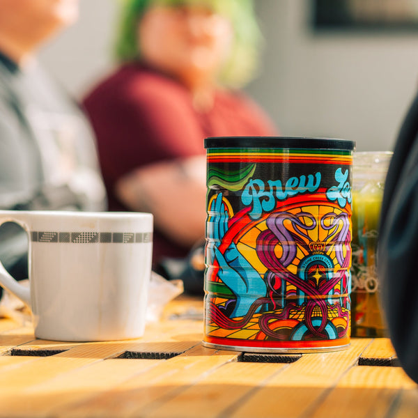 BREW LOVE COFFEE TIN