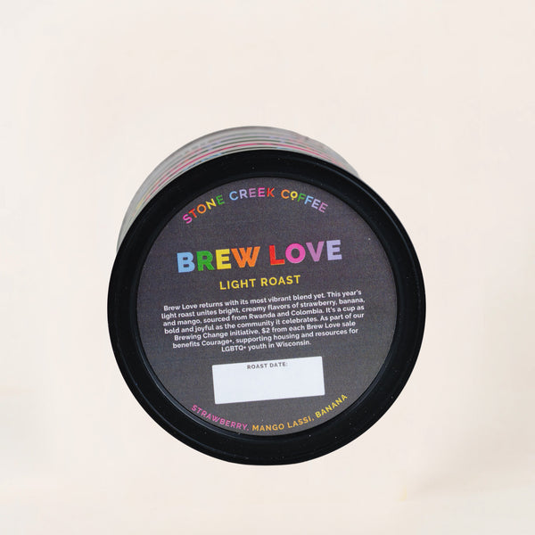 BREW LOVE COFFEE TIN
