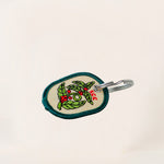 COFFEE PLANT EMBROIDERED KEYCHAIN