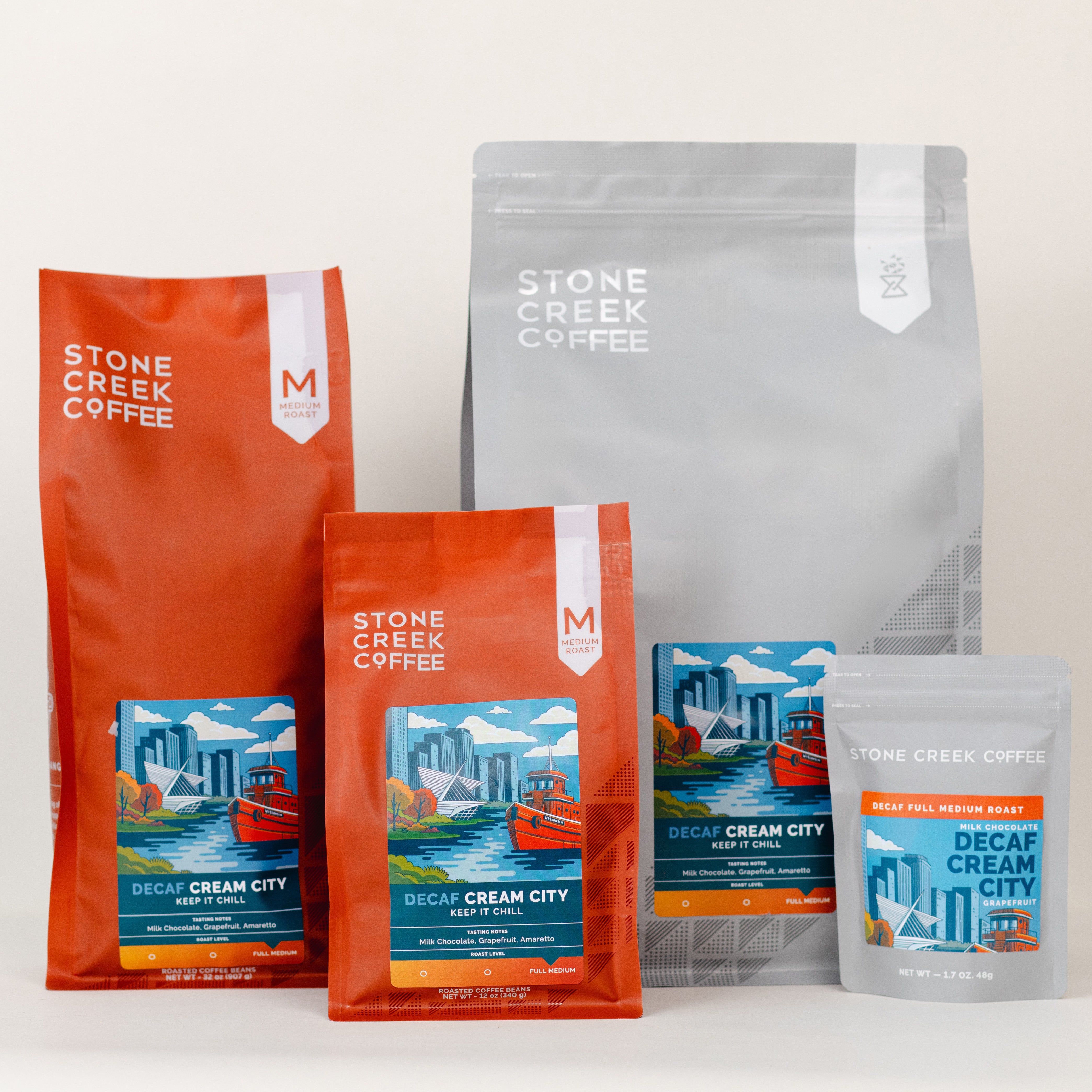 DECAF CREAM CITY | Specialty Medium Roast Decaf Coffee - Stone