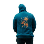 SPIDER LILY ZIP UP HOODIE