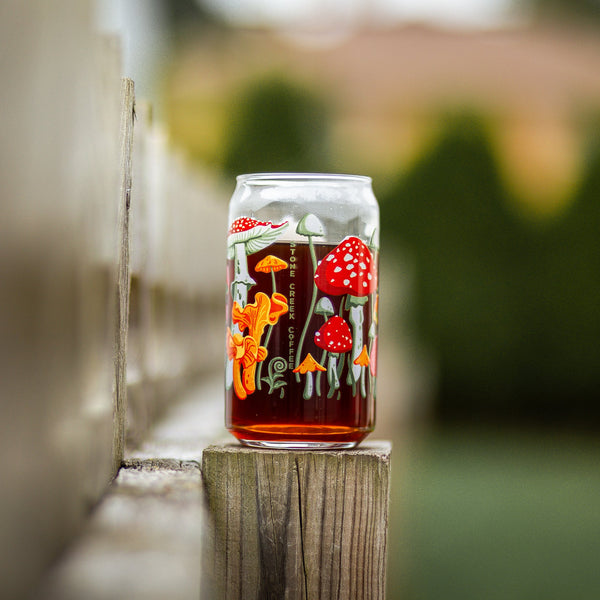 MUSHROOMS CAN GLASS