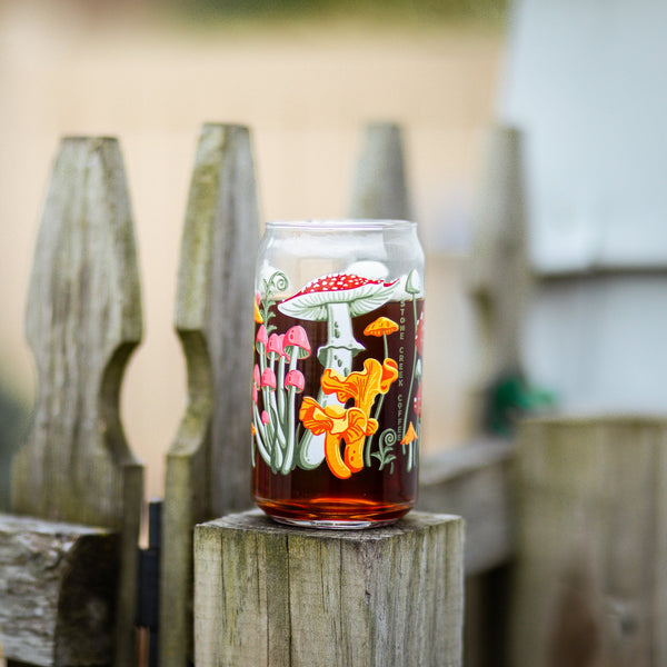 MUSHROOMS CAN GLASS