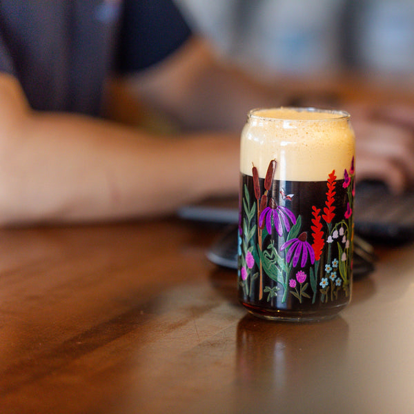 NATIVE PLANTS CAN GLASS