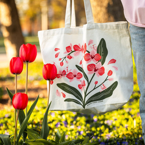 ORCHID MANTIS JUMBO TOTE