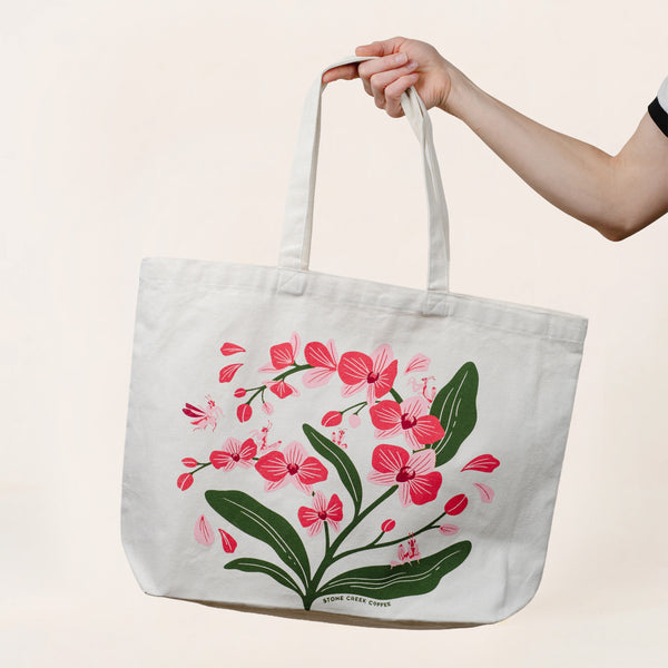 ORCHID MANTIS JUMBO TOTE