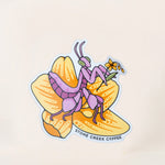 ORCHID MANTIS STICKER