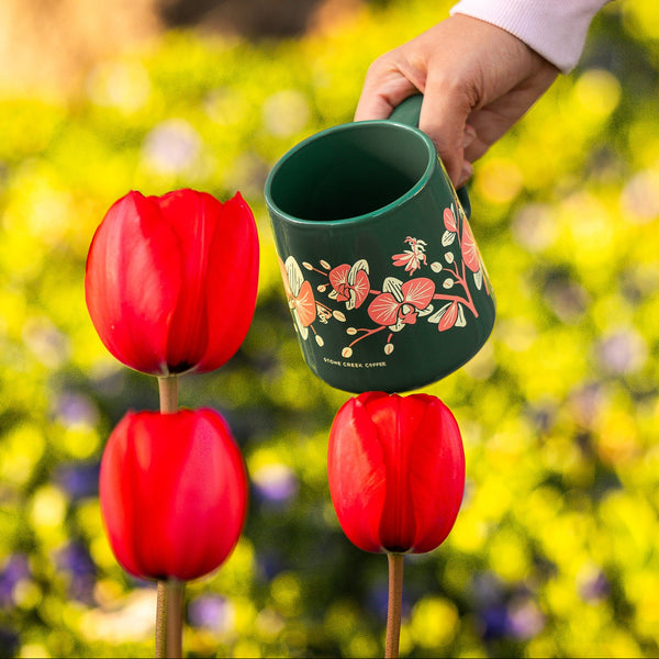 ORCHID MANTIS MUG