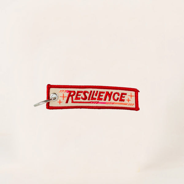 RESILIENCE EMBROIDERED KEYCHAIN