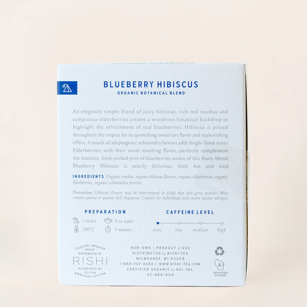 BLUEBERRY HIBISCUS TEA SACHETS