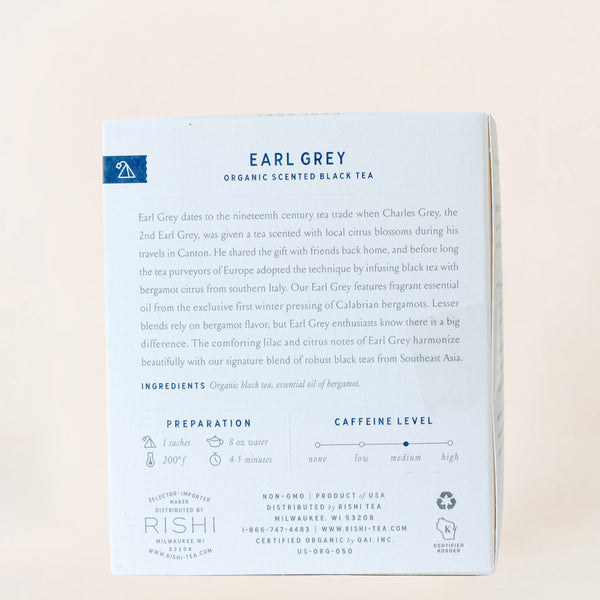 EARL GREY TEA SACHETS