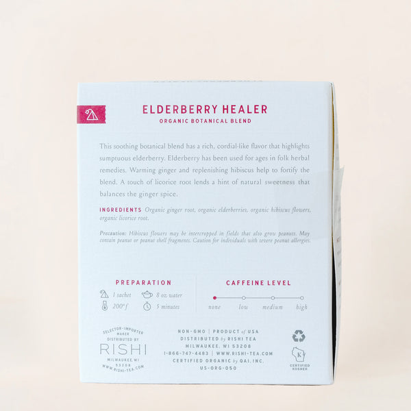 ELDERBERRY HEALER TEA SACHETS