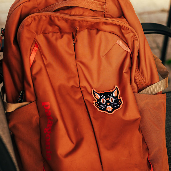 SCAREDY CAT IRON ON PATCH