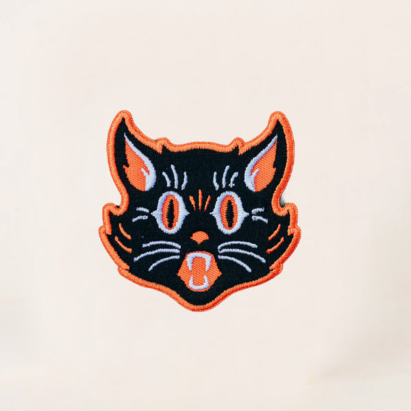 SCAREDY CAT IRON ON PATCH