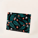 SKULL CHERRIES POSTCARD
