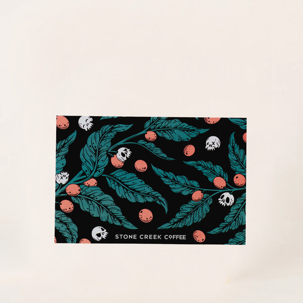 SKULL CHERRIES POSTCARD