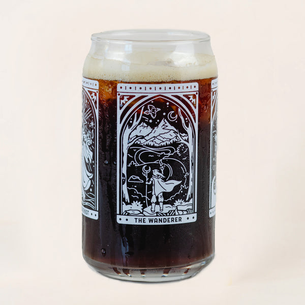TAROT CARDS CAN GLASS
